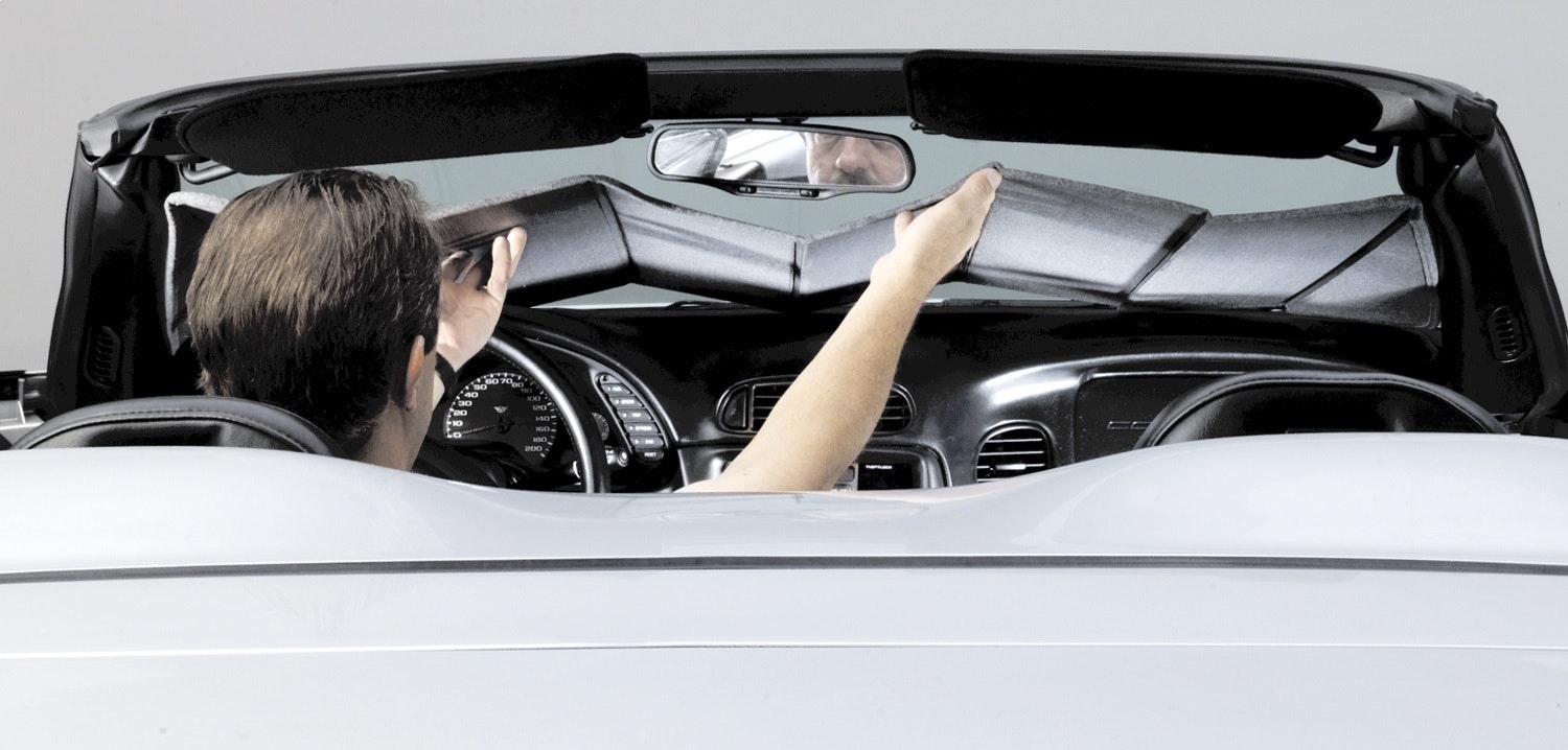 1 Pack Laminate Material Covercraft UV10951SV Silver UVS 100 Custom Fit Sunscreen for Select Mercedes-Benz Models 